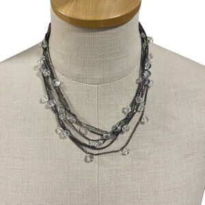 ZARA - Silver Beaded Necklace - NWOT